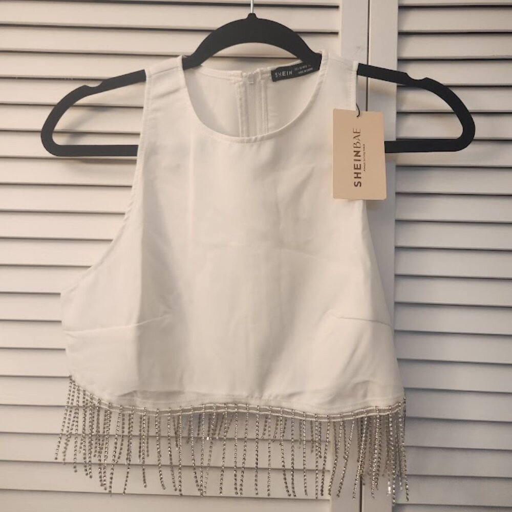 Rhinestone Crop top
